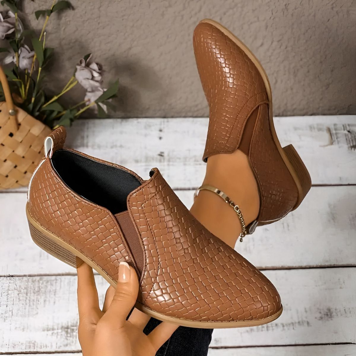 Evelyn™ | ComfortFit Leather Oxford Shoes
